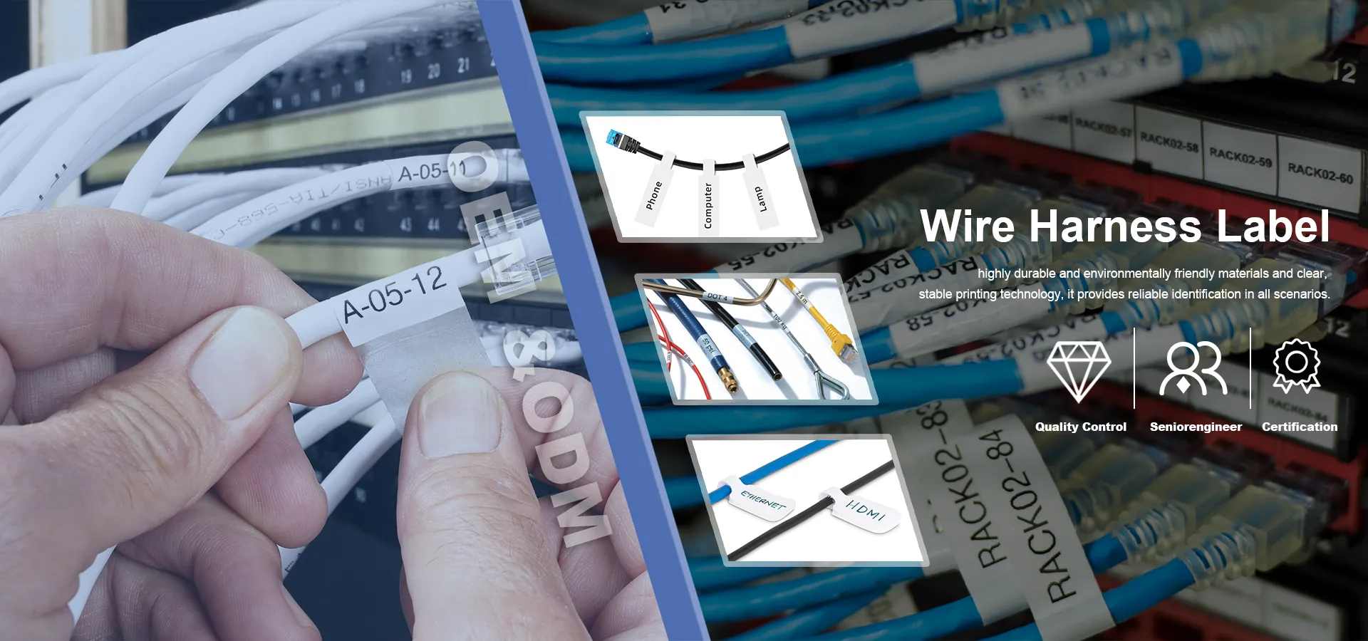 China Wire Harness Label Leverantör