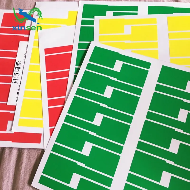 Färgad etikett för laddningskabel