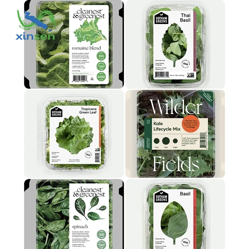 Vattentät matetikett för frukt och grönsaker