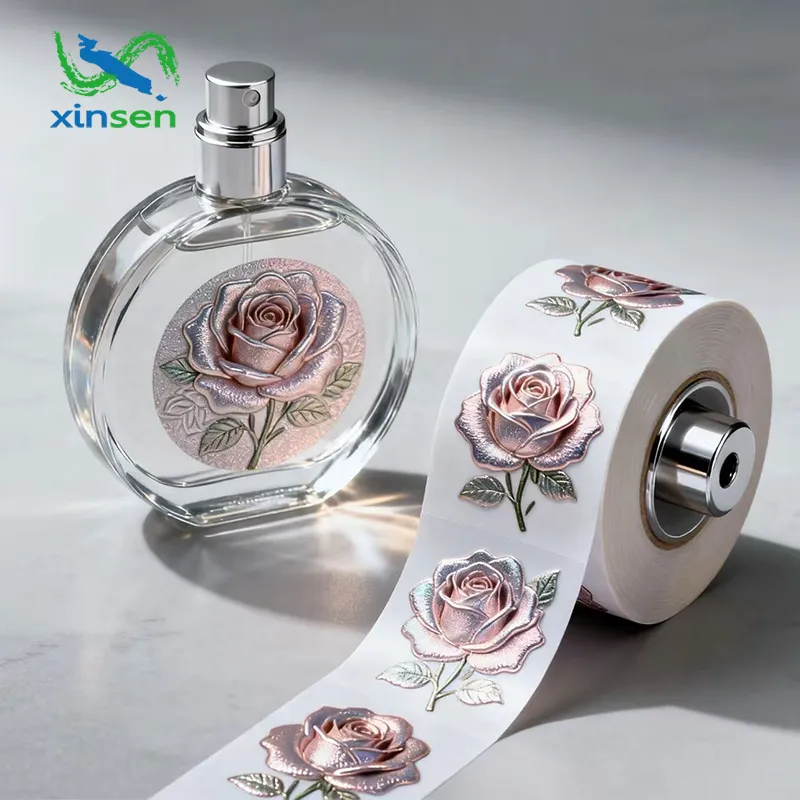 Vattentät etikett för parfymflaska