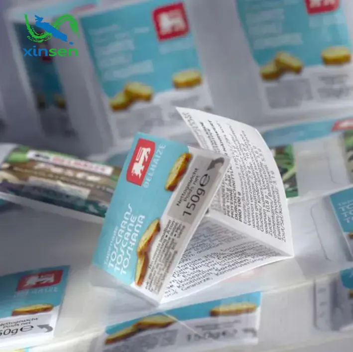 Standard etikett med flera lager